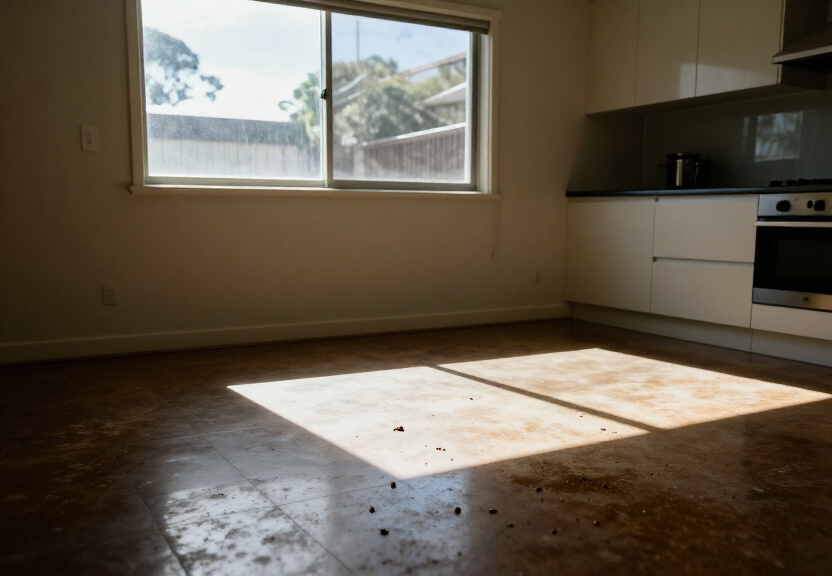 Ant infestation in a Ramsgate kitchen before treatment